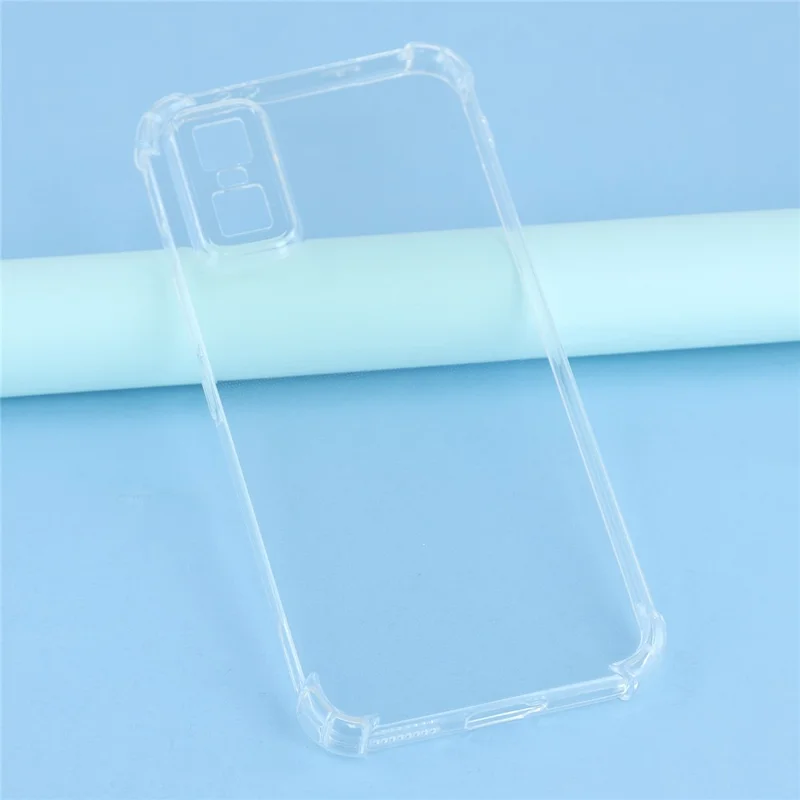 Étui pour Infinix GT 30 Pro 5G Renforcé Quatre Coins Anti-Chute Transparent en TPU