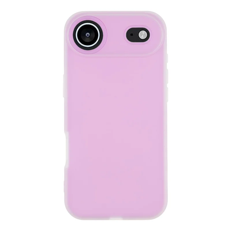 For iPhone Air Case 2 in 1 PC + TPU Frosted Phone Case Large Camera Cutout - Purple