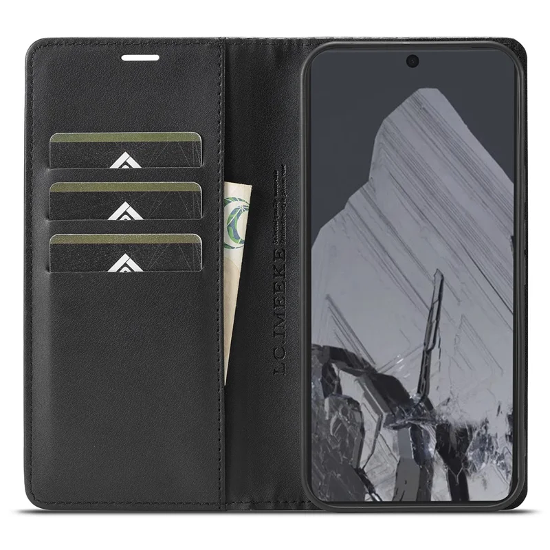 LC.IMEEKE Für Google Pixel 10 Pro XL Brieftasche Hülle Karbonfaser Textur Lederhülle Handyhülle - Horizontale Streifen