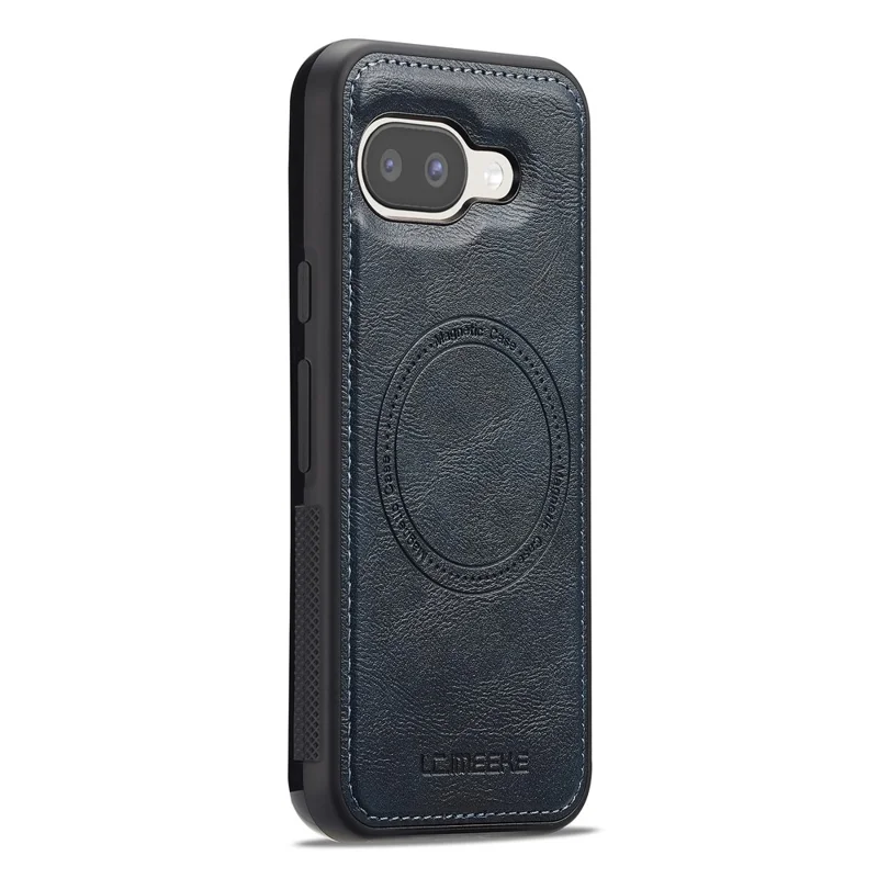 LC.IMEEKE L5 Magnetische Lederhülle für Google Pixel 9a mit abnehmbarem Kartenhalter - Blau