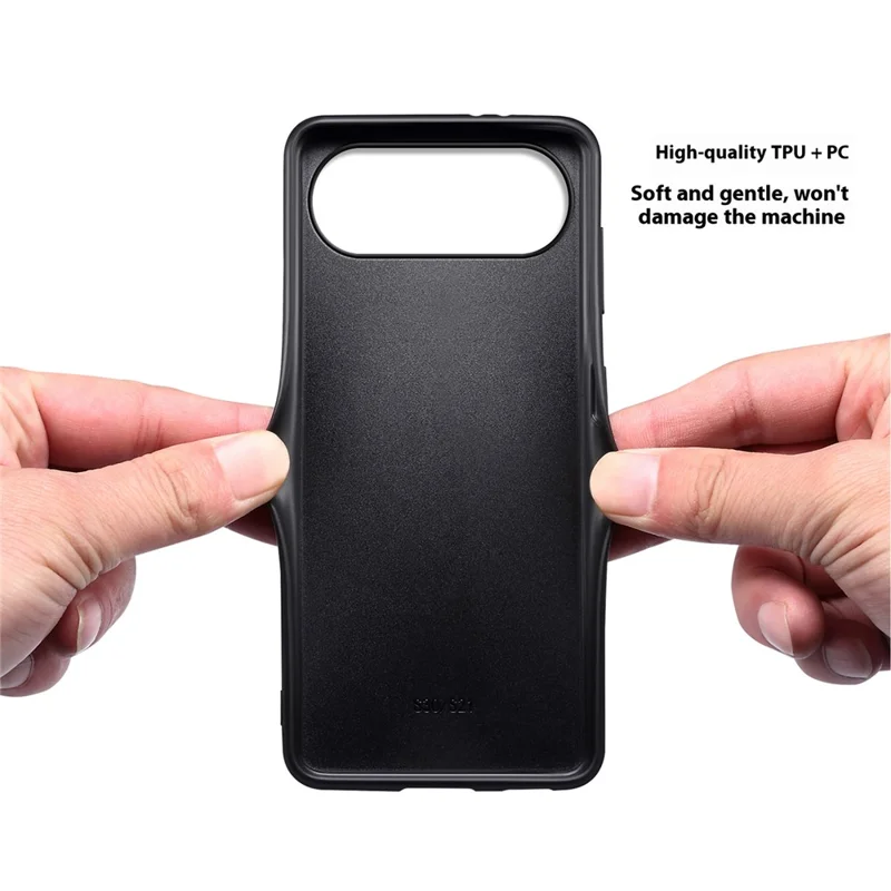 Für iPhone 17 Luftkasten Kalbsstrukturleder + PC + TPU Handyhülle - Lila