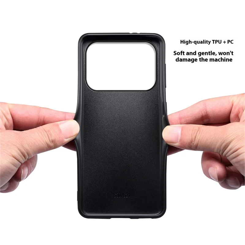 Für iPhone 17 Pro Max Hülle Kalbsleder-Textur + PC + TPU Handyhülle - Grün