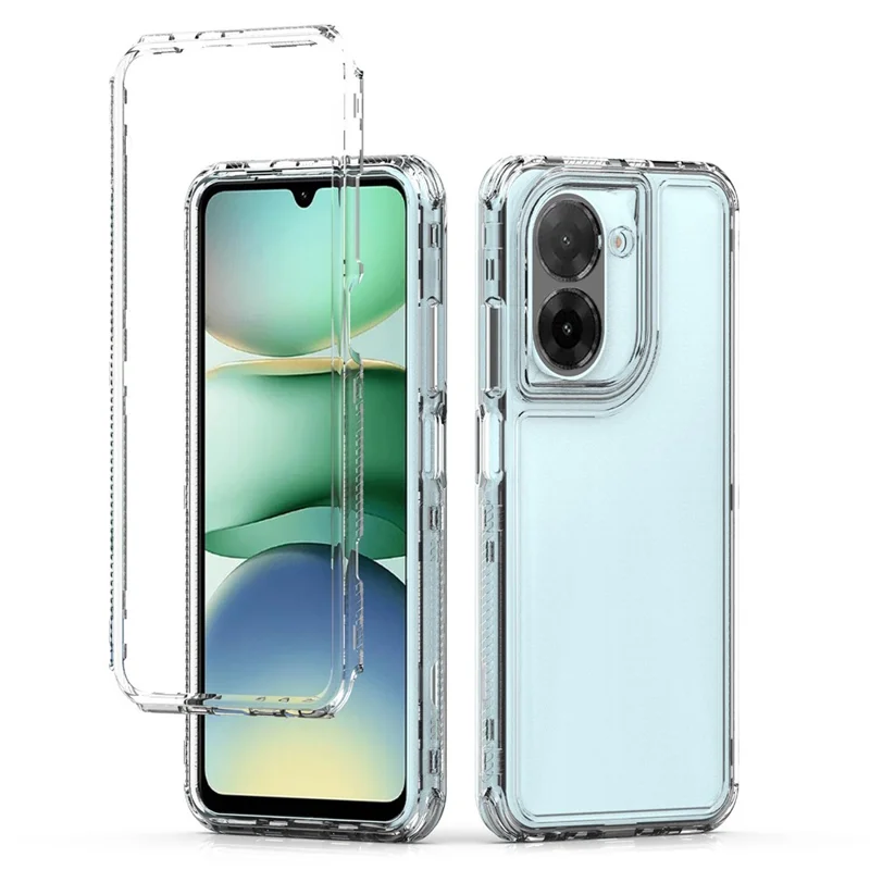 Para Xiaomi Redmi A5 4G (171,7mm) / Poco C71 4G Capa Antirriscos de Acrílico TPU Transparente para Celular