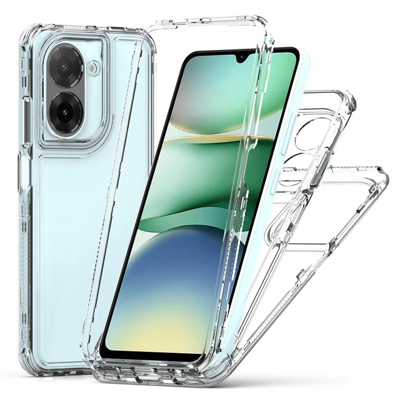 Para Xiaomi Redmi A5 4G (171,7mm) / Poco C71 4G Capa Antirriscos de Acrílico TPU Transparente para Celular
