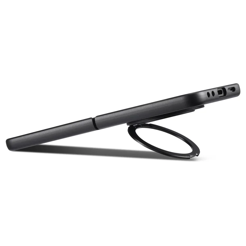 Capa SUTENI G3 para Samsung Galaxy Z Flip7 5G com Case Magnética, Suporte Giratório de 360 Graus, Textura de Fibra de Carbono e Capa Traseira de Telefone em PU