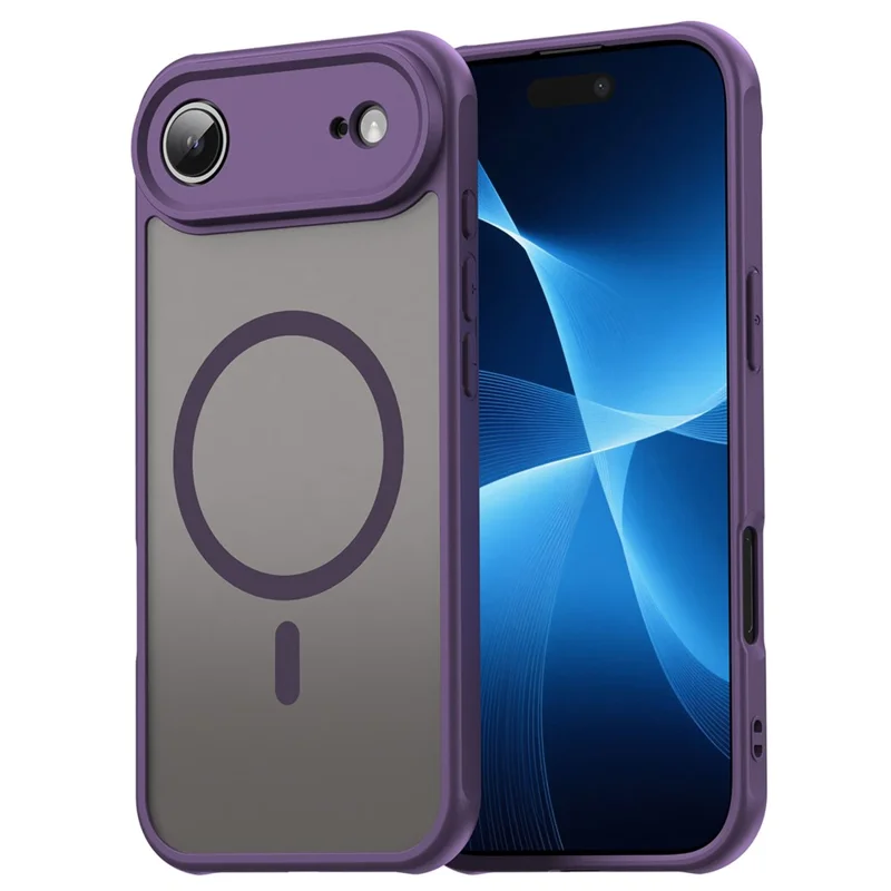 For iPhone Air Case Compatible with MagSafe Anti Drop PC + TPU Phone Cover - Purple