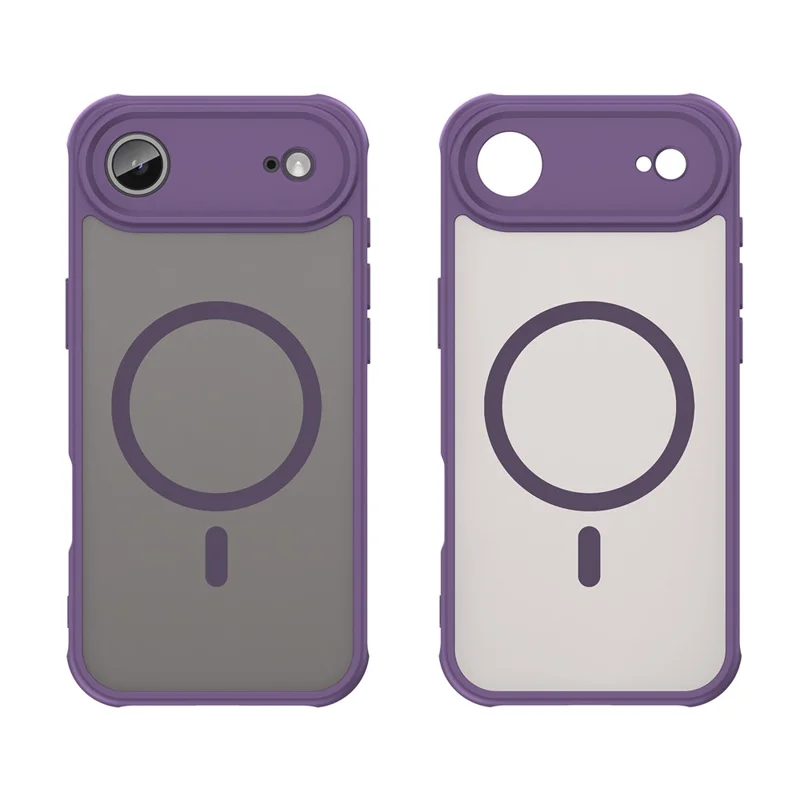 For iPhone Air Case Compatible with MagSafe Anti Drop PC + TPU Phone Cover - Purple