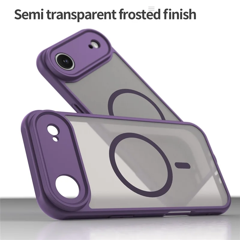 For iPhone Air Case Compatible with MagSafe Anti Drop PC + TPU Phone Cover - Purple