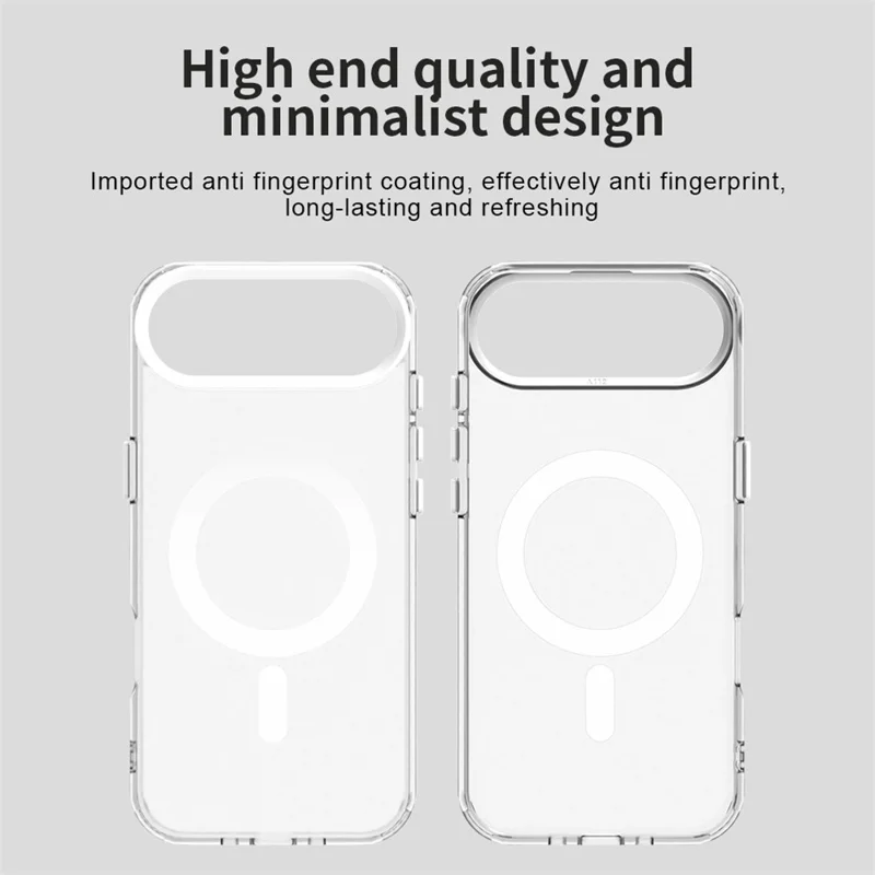 Cover per iPhone 17 Air Compatibile con MagSafe Antiurto Ibrido Posteriore - Bianco