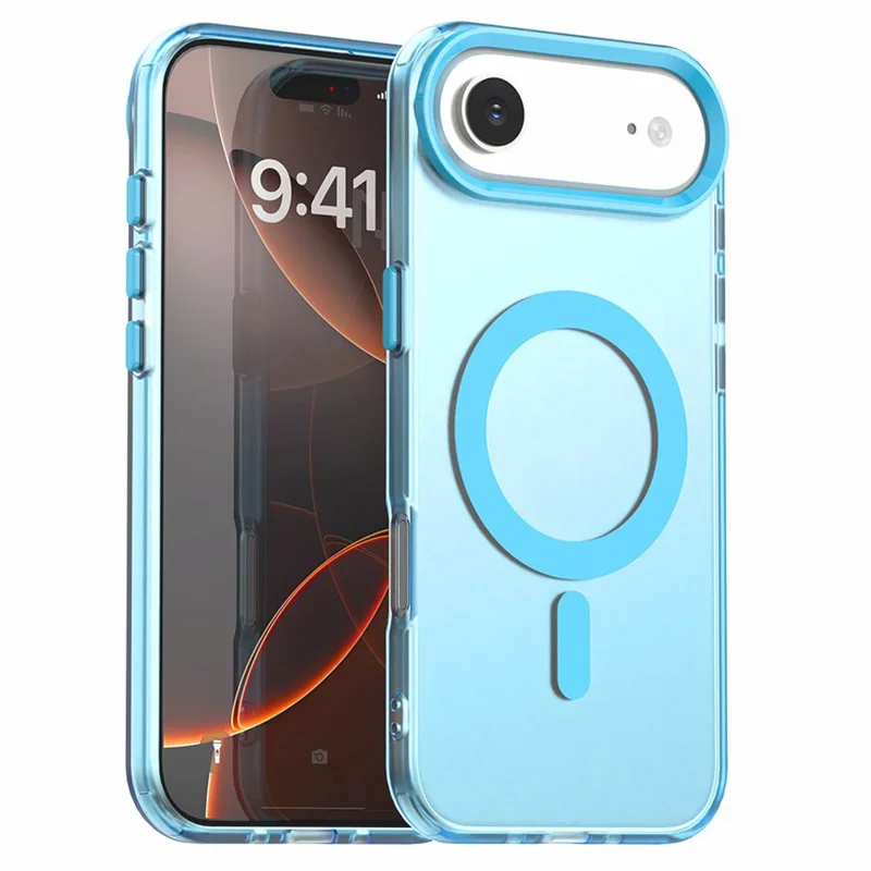 For iPhone Air Case Compatible with MagSafe Anti Drop Hybrid Phone Back Cover - Blue