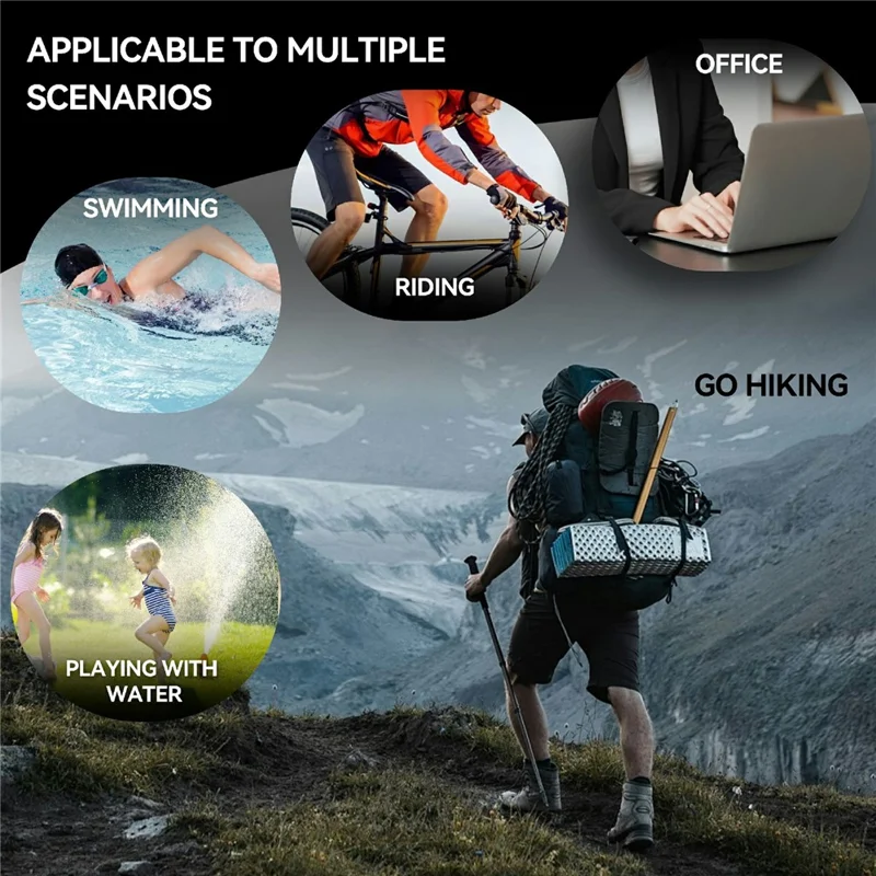 SHELLBOX Dot+ Series For iPhone Air Phone Case Compatible with MagSafe Clear Back IP68 Waterproof Cover - Blue