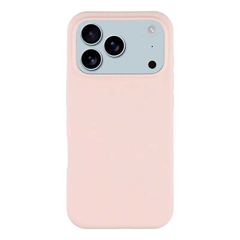 For iPhone 17 Pro Max Case Solid Silicone Shockproof Phone Back Cover - Pink