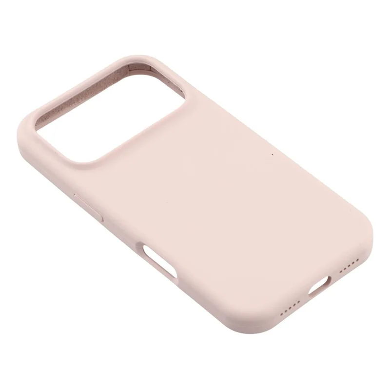 For iPhone 17 Pro Max Case Solid Silicone Shockproof Phone Back Cover - Pink