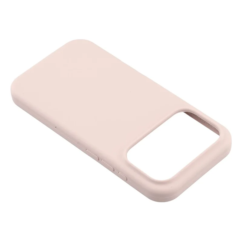 For iPhone 17 Pro Max Case Solid Silicone Shockproof Phone Back Cover - Pink