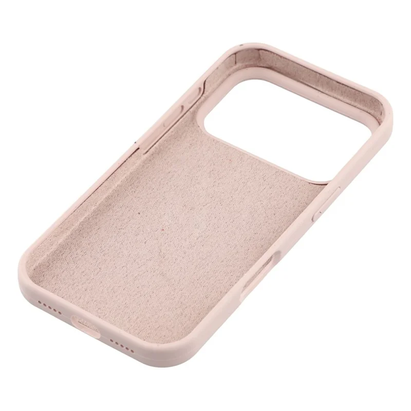 For iPhone 17 Pro Max Case Solid Silicone Shockproof Phone Back Cover - Pink