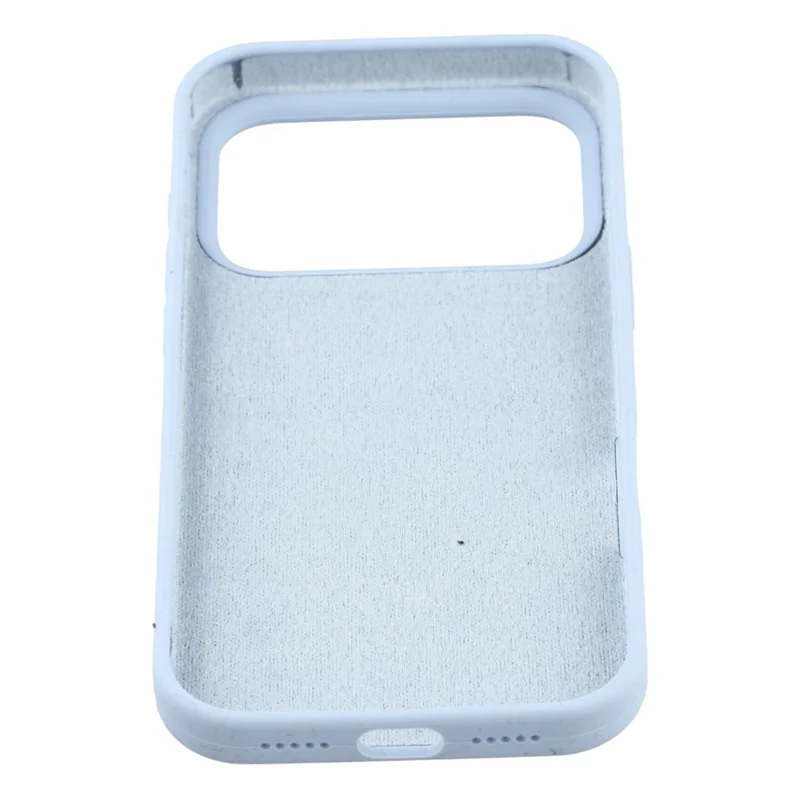 For iPhone 17 Pro Max Case Solid Silicone Shockproof Phone Back Cover - Baby Blue