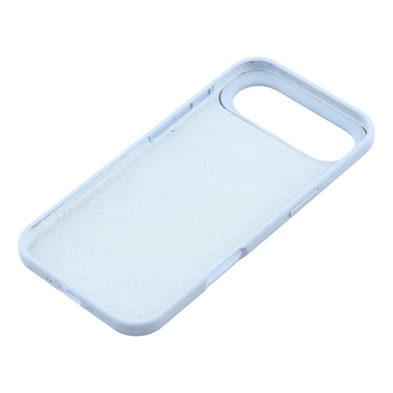 Capa de Ar para iPhone 17 Case Sólida de Silicone à Prova de Choque - Azul Bebê
