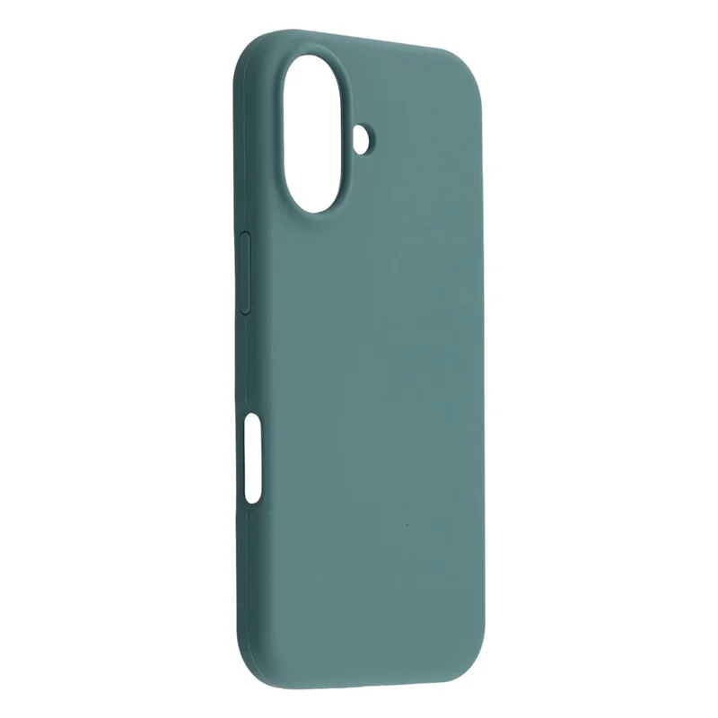 Funda para iPhone 17 Silicona sólida a prueba de golpes Cubierta trasera del teléfono - Verde negruzco