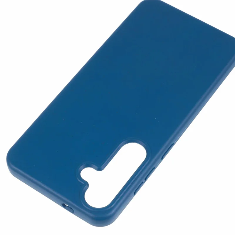 Compra a granel para funda biodegradable de Samsung Galaxy A55 5G de paja de trigo + TPU, funda ecológica para móvil - Zafiro
