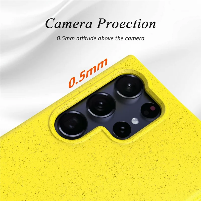 Achat en gros pour Coque Samsung Galaxy S24 Ultra en Paille de Blé Biodégradable + TPU Housse de Téléphone Écologique - Rose