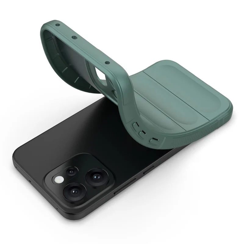 For Oppo Reno 14F 5G Case Anti-Drop Soft TPU Rugged Phone Back Cover - Green