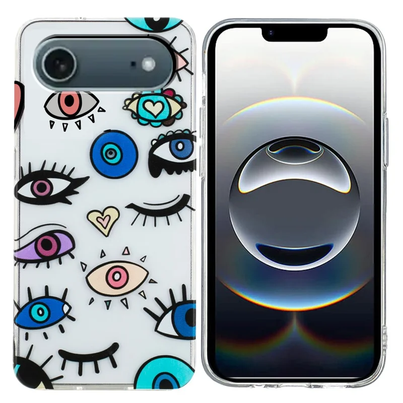 Cover per iPhone 17 in Morbido TPU con Stampa - Mostro con Occhio