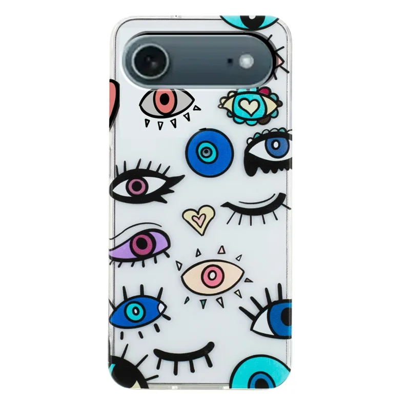 Cover per iPhone 17 in Morbido TPU con Stampa - Mostro con Occhio
