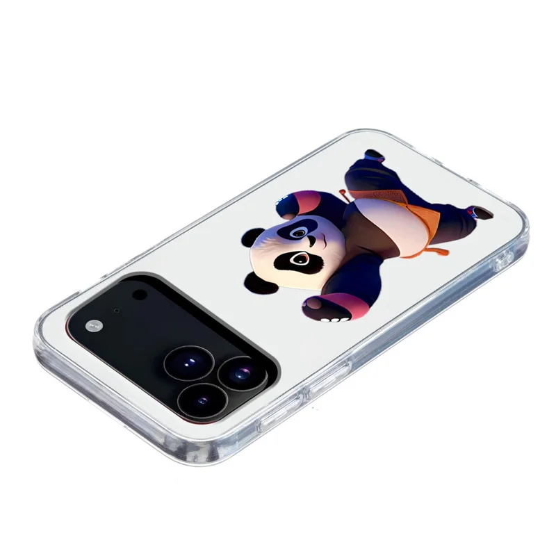 Custodia per iPhone 17 Pro Case Soft TPU Stampa a motivi Custodia per telefono - Panda