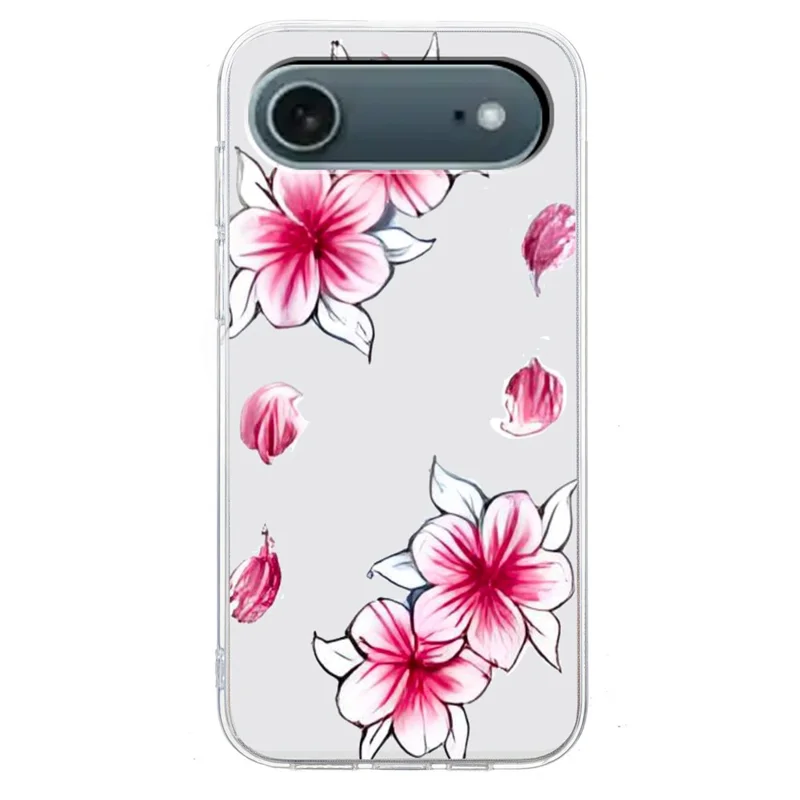 Für iPhone 17 Air Case Weiche TPU Muster Druck Handyhülle - Kirschblüte