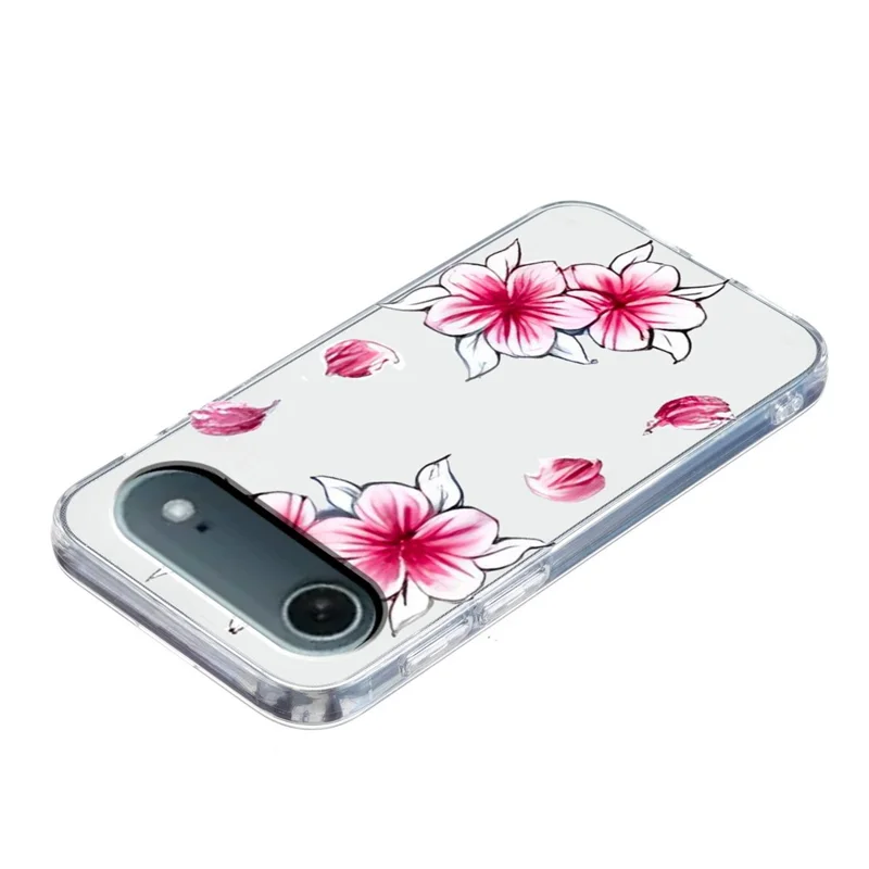 Für iPhone 17 Air Case Weiche TPU Muster Druck Handyhülle - Kirschblüte