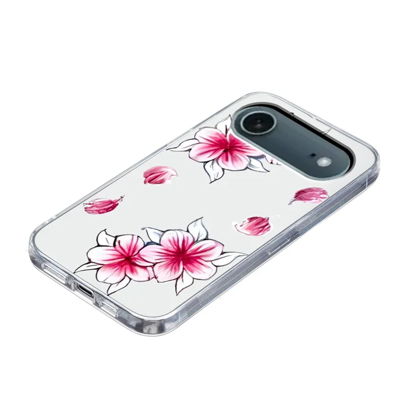 Für iPhone 17 Air Case Weiche TPU Muster Druck Handyhülle - Kirschblüte