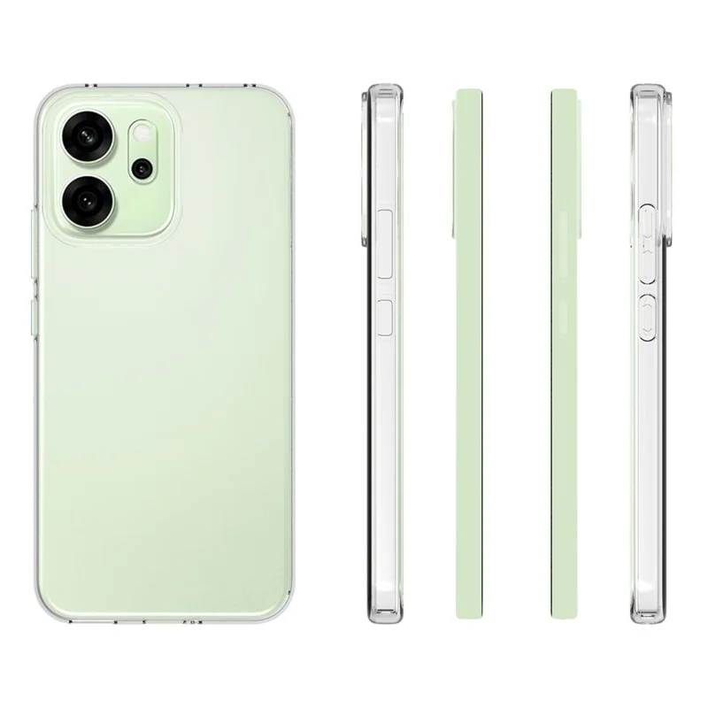Compra em Atacado para Capa Oppo Reno 14F 5G Transparente Resistente a Marcas d'Água em TPU para Celular