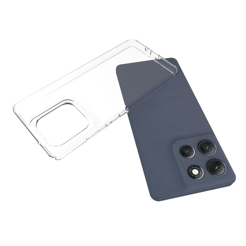 Capa para Motorola Moto G86 Power 5G à Prova d'Água com TPU Transparente para Proteger a Parte Traseira do Celular