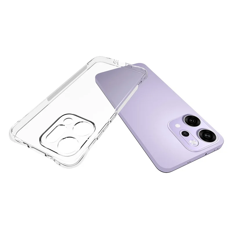 For Oppo Reno14 Pro 5G (Global) TPU Phone Case Non Slip Transparent Mobile Phone Cover