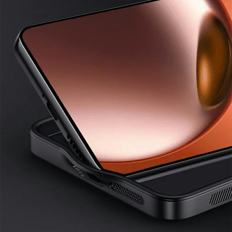 Para Realme GT 7 5G Capa Textura de Madeira Revestimento de Couro PU PC TPU Capa de Telefone - Preto