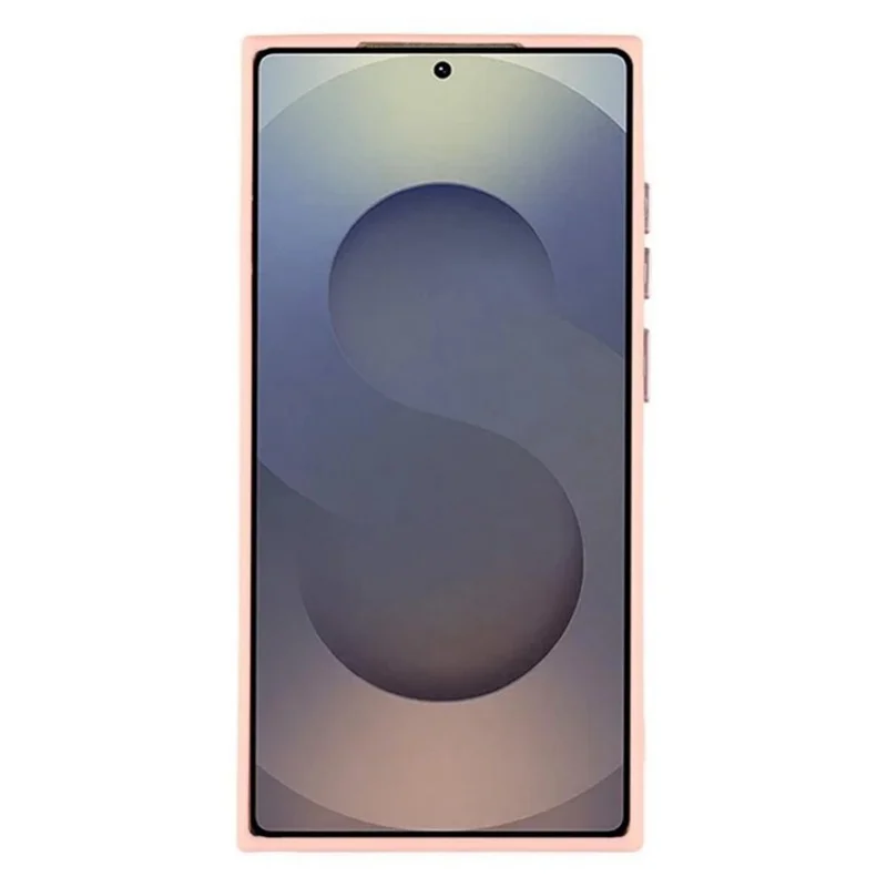 WANLONFENG QB1 Series For Samsung Galaxy S25 Ultra Magnetic Case PC TPU Shockproof Phone Back Cover - Pink