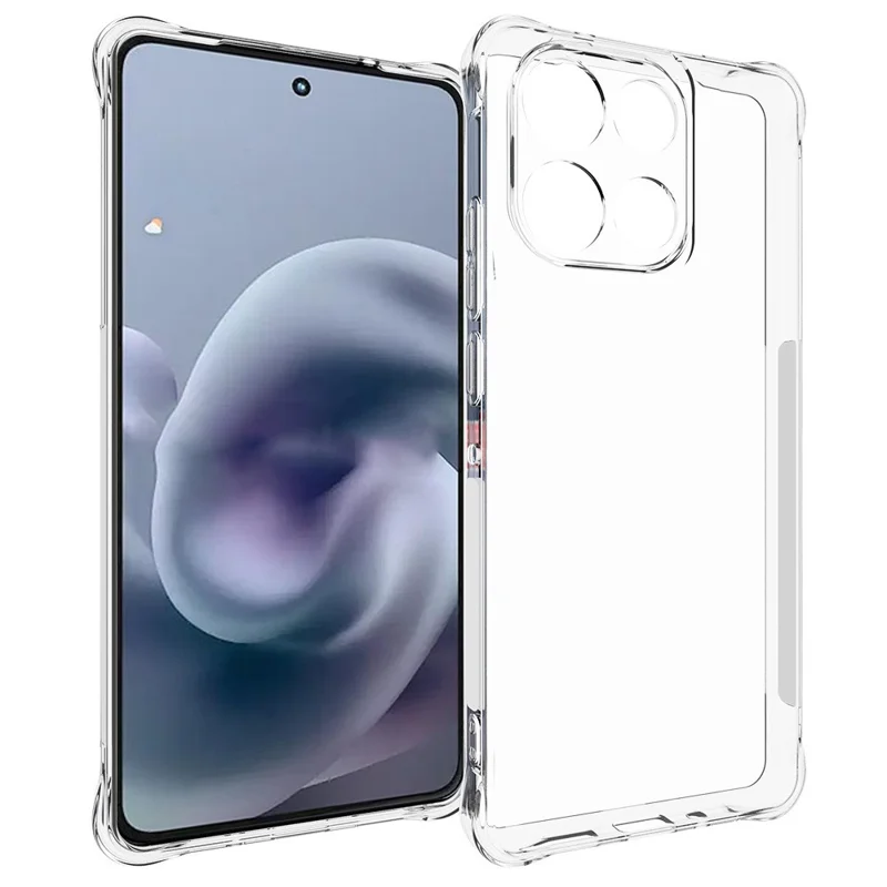 Funda de TPU para Motorola Moto G86 Power 5G, Transparente y Antideslizante para Teléfono Móvil