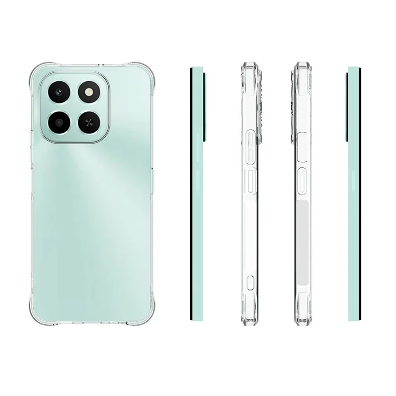 For Honor X6c 4G TPU Phone Case Non Slip Transparent Mobile Phone Cover