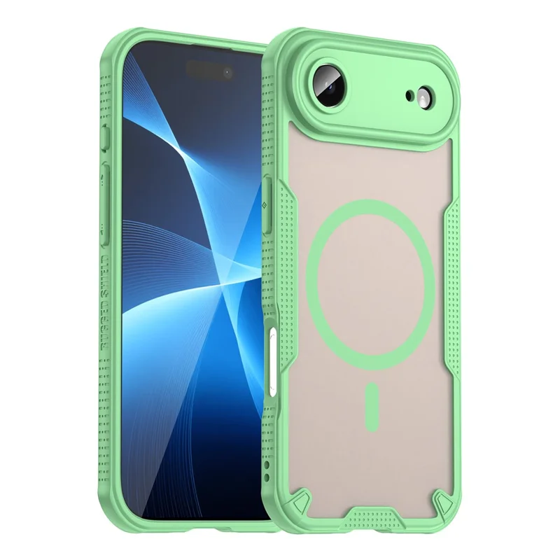 For iPhone Air Magnetic Case Compatible with MagSafe TPU + PC Phone Back Cover - Green