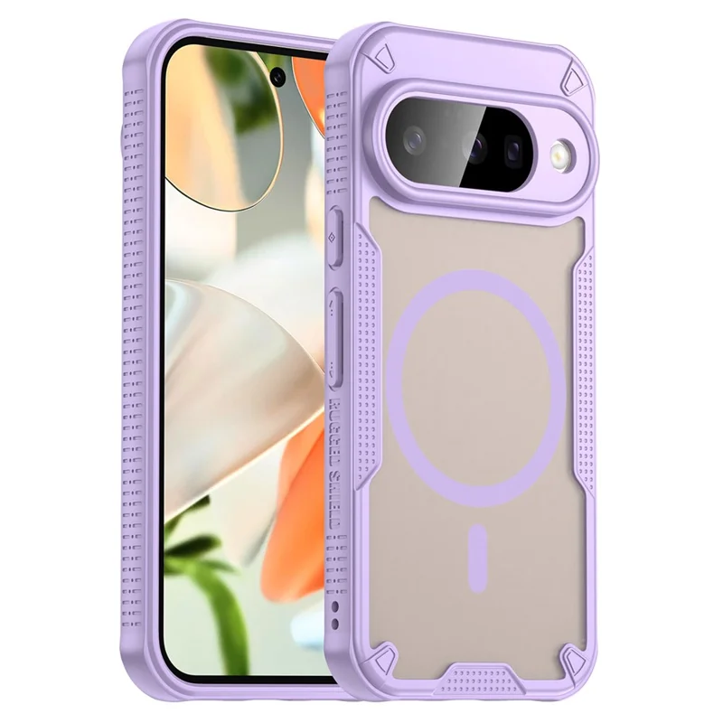For Google Pixel 10 Magnetic Case TPU + PC Phone Back Cover - Purple