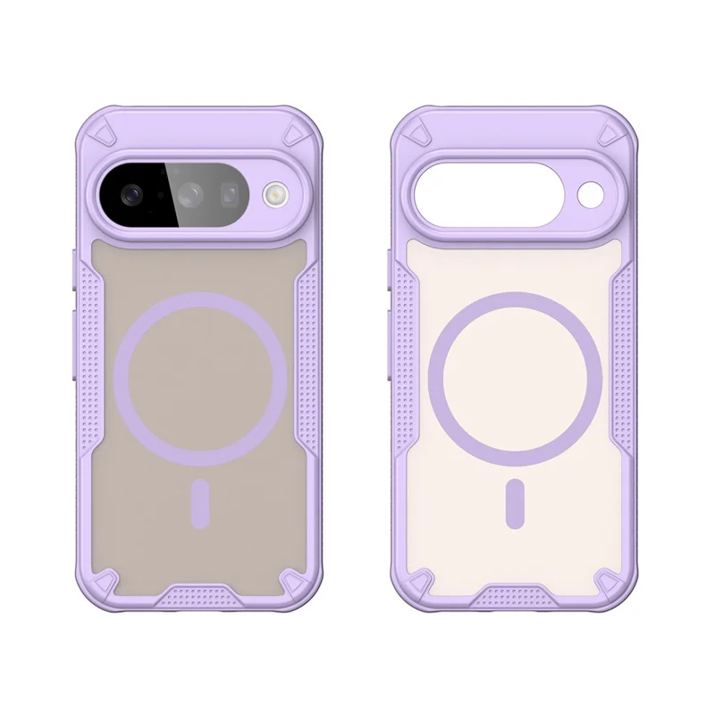 For Google Pixel 10 Magnetic Case TPU + PC Phone Back Cover - Purple