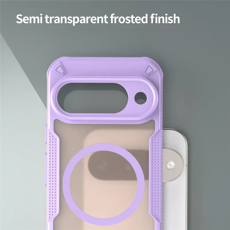 For Google Pixel 10 Magnetic Case TPU + PC Phone Back Cover - Purple