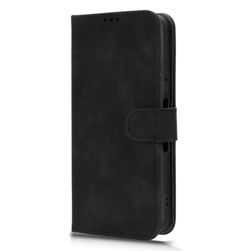 For TCL 60 NxtPaper 4G Leather Case Skin Feel Anti Drop Wallet Flip Phone Cover - Black