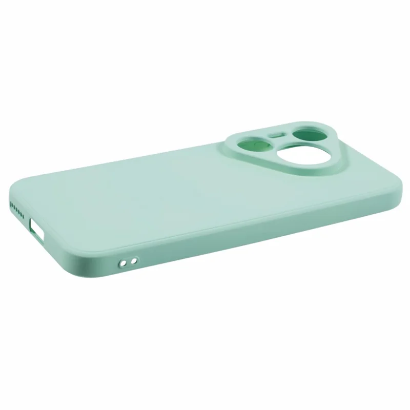 Pour Huawei Pura 80 Pro / Pura 80 Pro+ Étui en TPU Arrière Doux Anti-Rayures avec Doublure en Fibre - Bleu Bébé