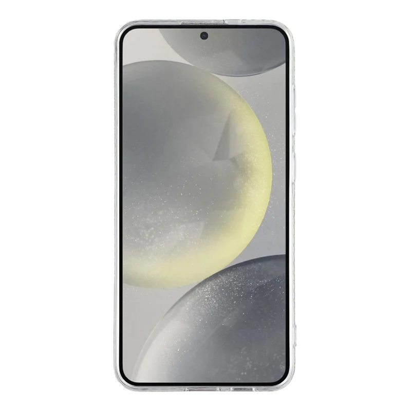 Funda para Samsung Galaxy S24+ con borde de diamantes, brillo y cubierta de teléfono de TPU con resina - Colorida