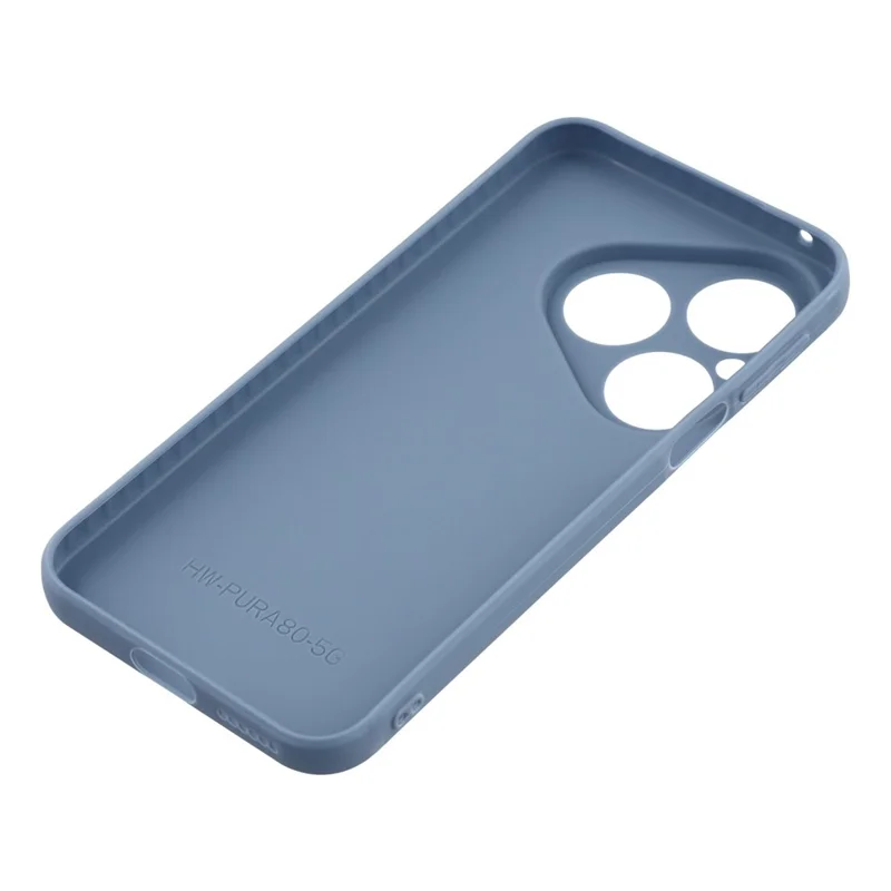 Pour Huawei Pura 80 Étui Découpes précises Bord droit Coque de téléphone TPU antichoc - Gris lavande