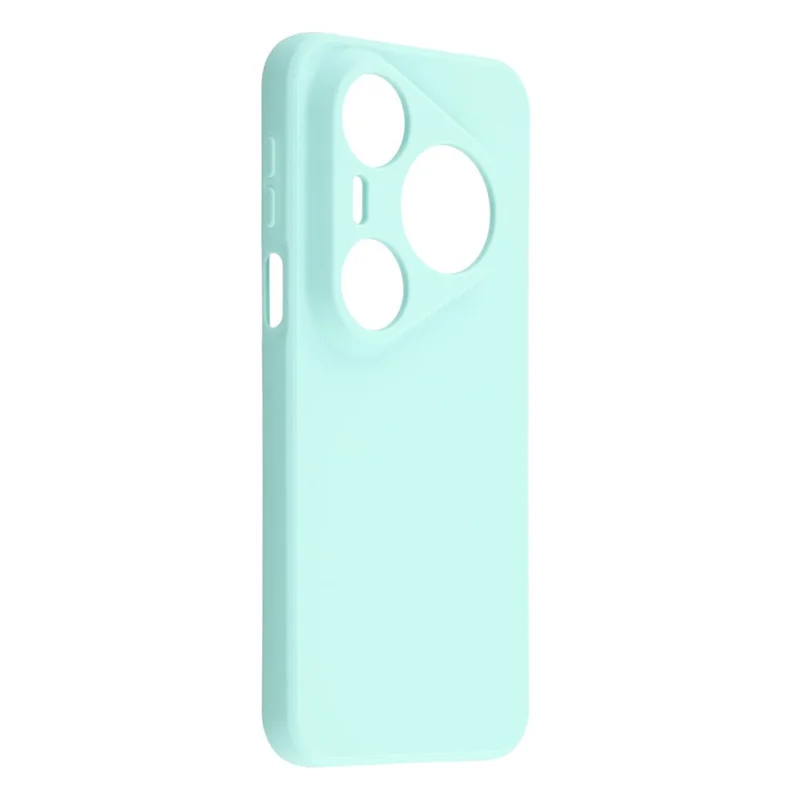 Capa para Huawei Pura 80 Pro / Pura 80 Pro+ com Recortes Precisos, Borda Reta, TPU à Prova de Choque - Azul Bebê