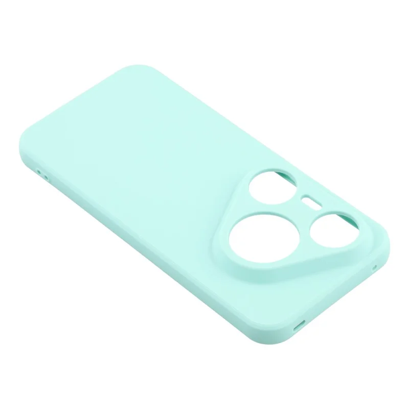 Capa para Huawei Pura 80 Pro / Pura 80 Pro+ com Recortes Precisos, Borda Reta, TPU à Prova de Choque - Azul Bebê