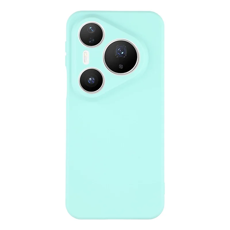 For Huawei Pura 80 Ultra Case Precise Cutouts Straight Edge TPU Shockproof Phone Cover - Baby Blue