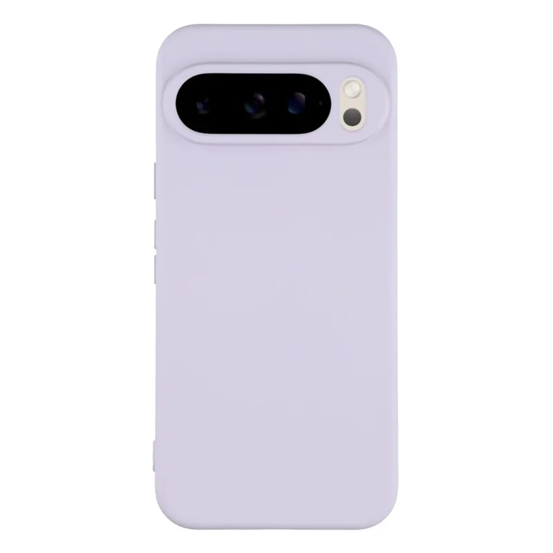 Capa de TPU para Google Pixel 10 / Pixel 10 Pro com Forro de Fibra Macio Antirriscos - Roxo